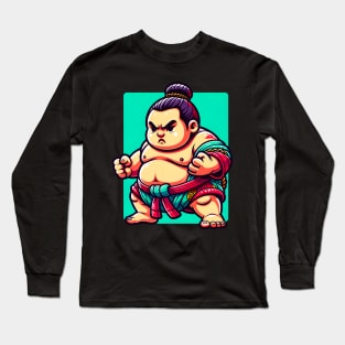 Sumo Wrestler Long Sleeve T-Shirt